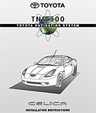 TNS 500 Toyota Navigation System, Celica Installation Instructions